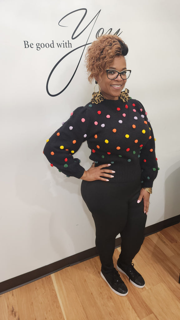 Cotton Ball Sweater Sugaz Kouture