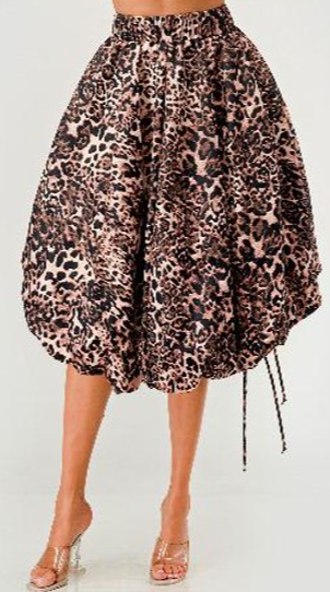 Animal Print Skirt