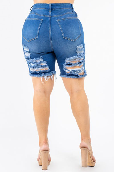 Back At It Denim Shorts