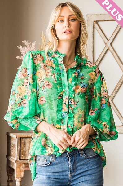 Flowers Bloom Top
