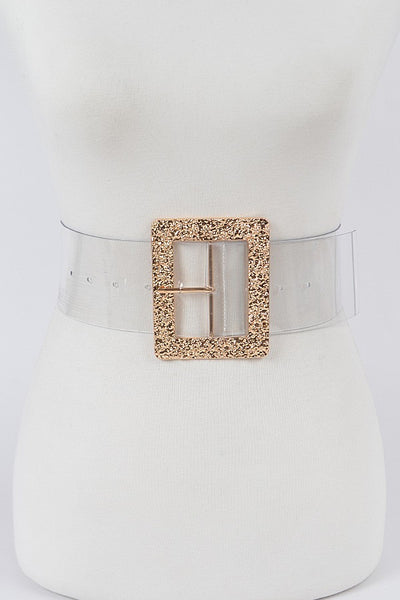 Buckle Up Glitter Belt