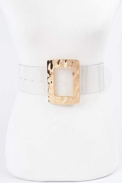 Metal Meshay Clear Belt