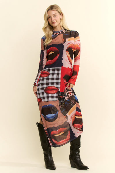 Good Kisser Sheer Dress
