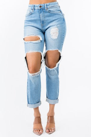 Boyfriend Distressed Jeans