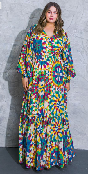 Kaleidescope Maxi Dress