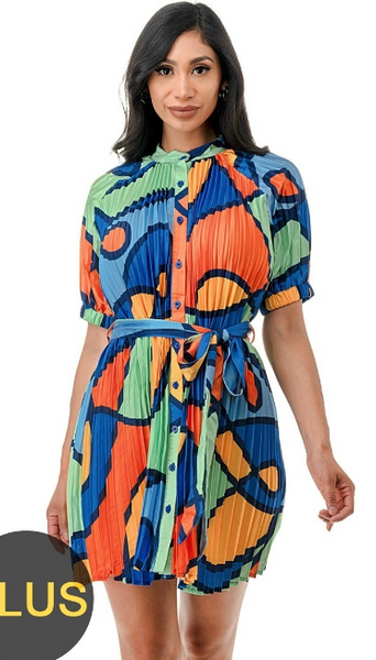 Patsy Pleated Dress