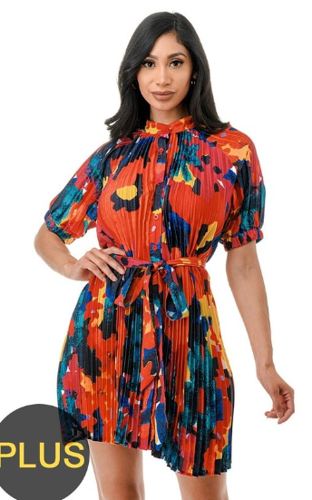 Patsy Pleated Dress