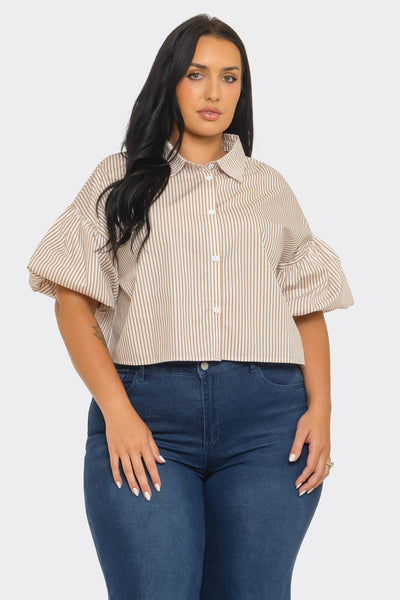 Pinky Pin Stripe Top