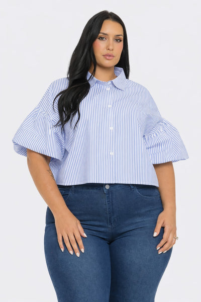 Pinky Pin Stripe Top