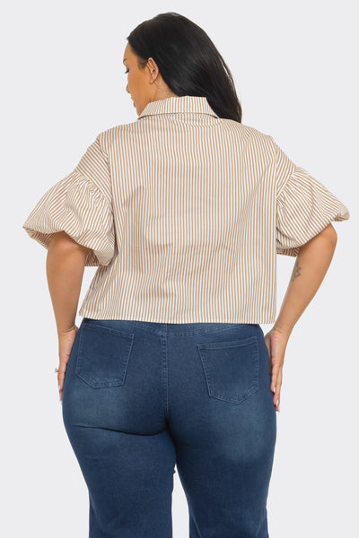 Pinky Pin Stripe Top