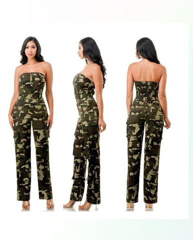 Kandii Camo Jumpsuit