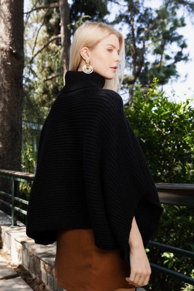 Turtleneck Poncho