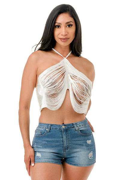Match Made Tassel Top