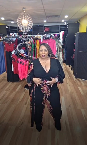 Fall Flowers Jumpsuit