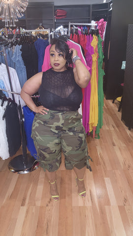 Camo Bermuda Shorts