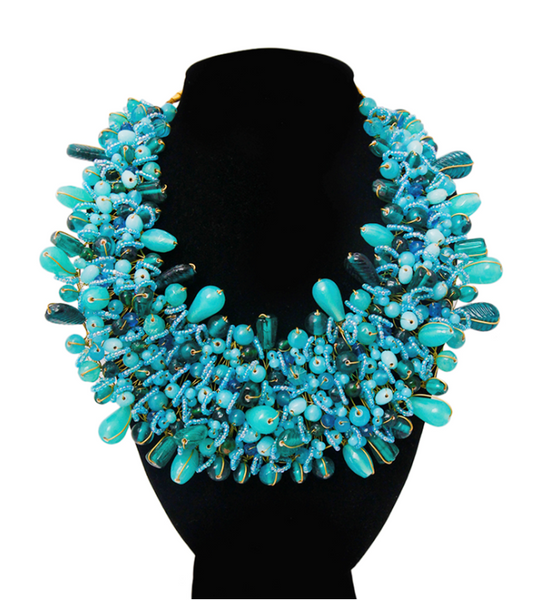 Beaded Bib Necklace