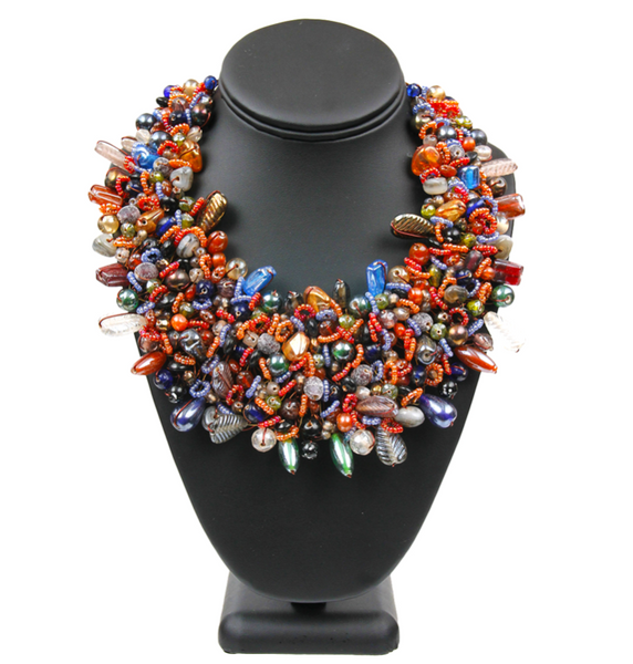 Beaded Bib Necklace