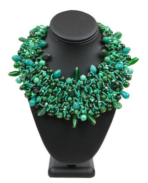 Beaded Bib Necklace