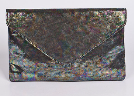 Hologram Envelope Clutch