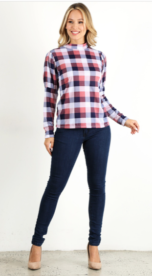 Plaid Box Top
