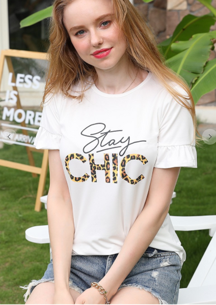 STAY CHIC TEE