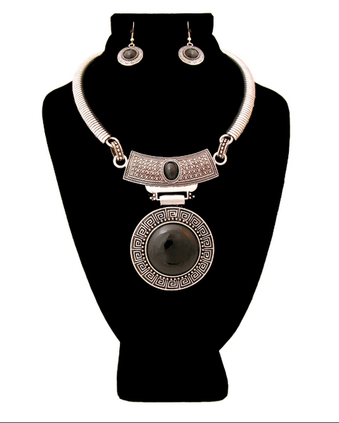 Silver Choker Set