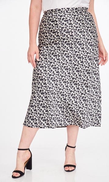 Lana Leopard Skirt